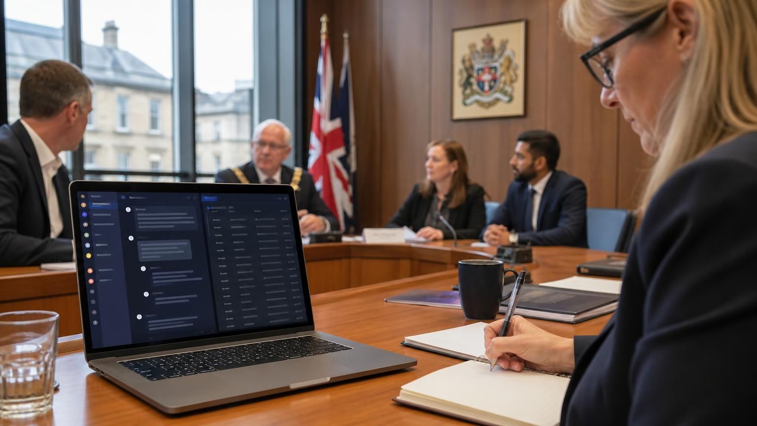Audit-first hybrid AI live chat that creates verifiable evidence trails for UK public services and regulated teams
