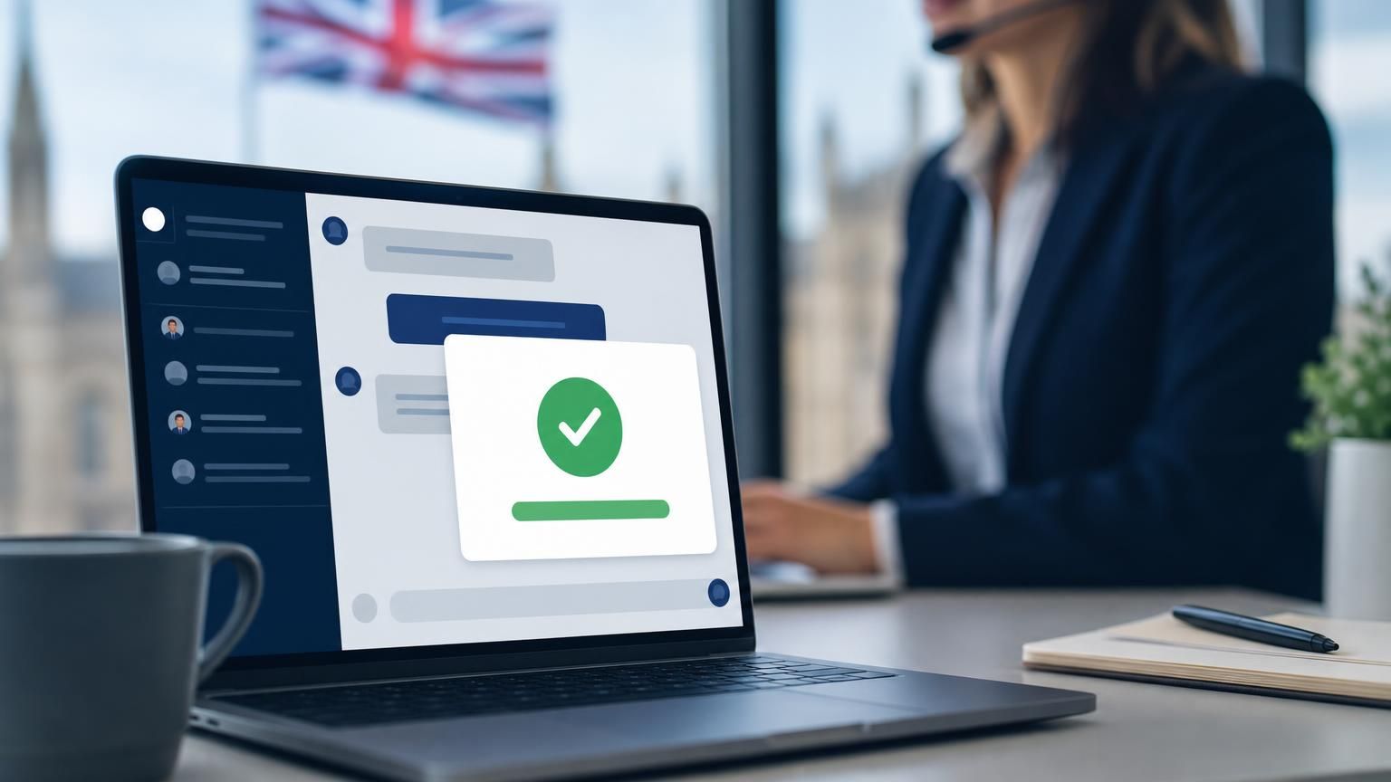 Using hybrid AI live chat to convert chats into completed back‑office actions for UK public and regulated organisations
