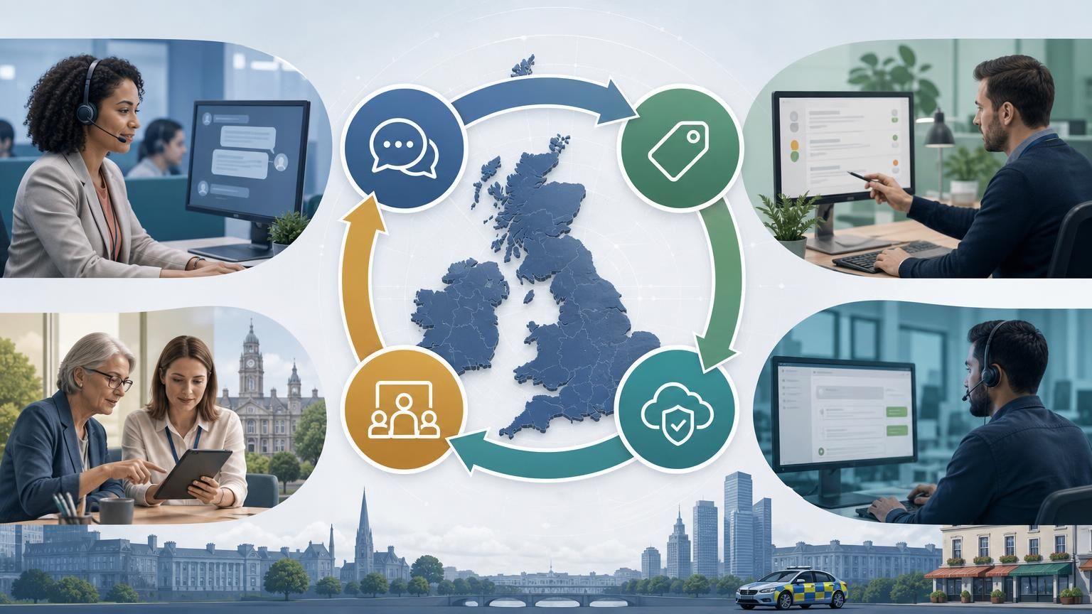 Closed-loop learning: turning human corrections into governed knowledge updates for UK-hosted hybrid AI live chat