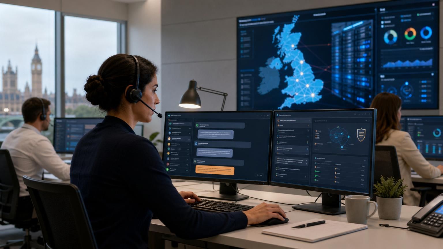 Confidence-first hybrid AI live chat: verifiable answers, confidence metadata and auditable handoffs for UK-regulated support