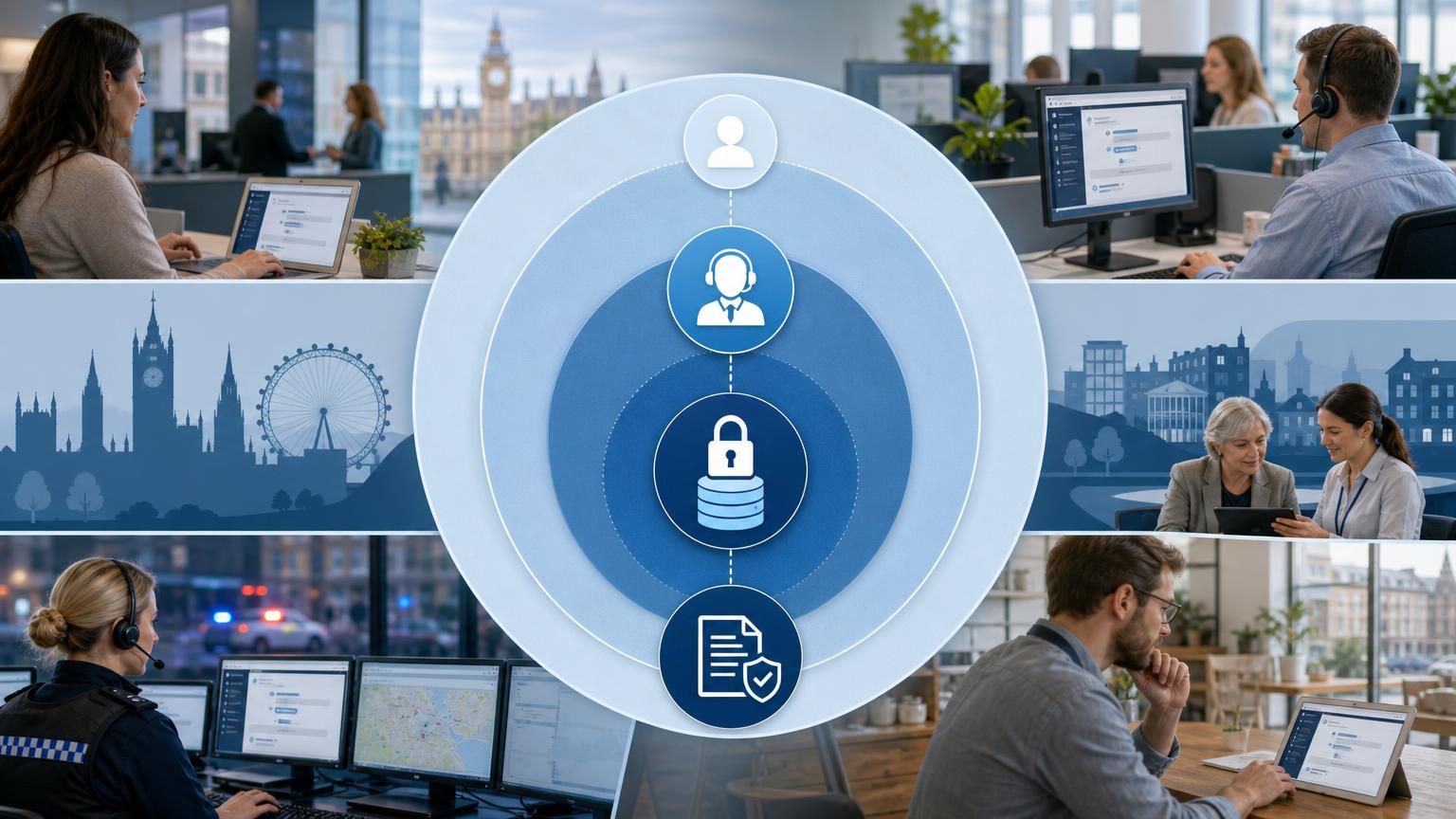 Designing consent-tiered hybrid AI live chat for UK public sector and regulated organisations