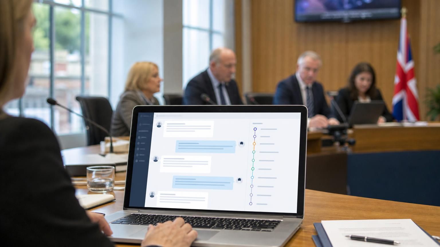 Using hybrid AI live chat to create auditable, decision-traceable support transcripts for UK public and regulated organisations