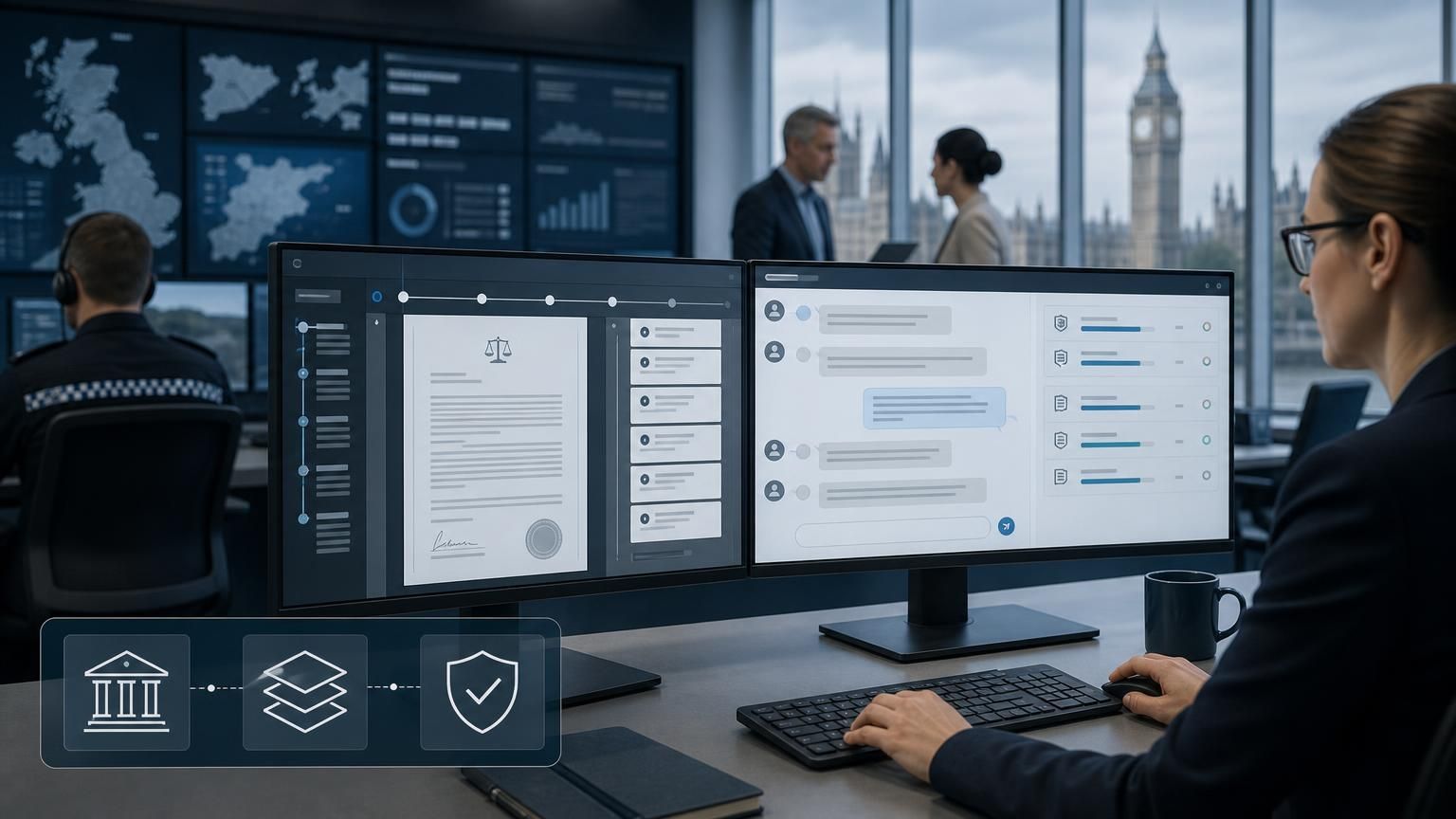 Escrowed Knowledge Layers: splitting authoritative policy from LLM context to make hybrid AI live chat auditable and safe for UK regulated services.