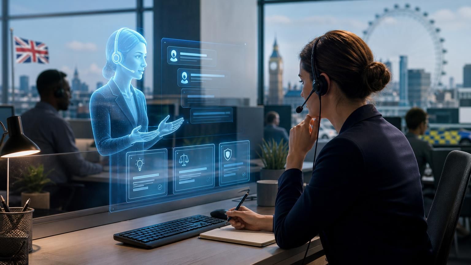 Using UK-hosted hybrid AI live chat as a real-time coach to upskill tier‑1 agents and raise first‑contact resolution in regulated organisations.