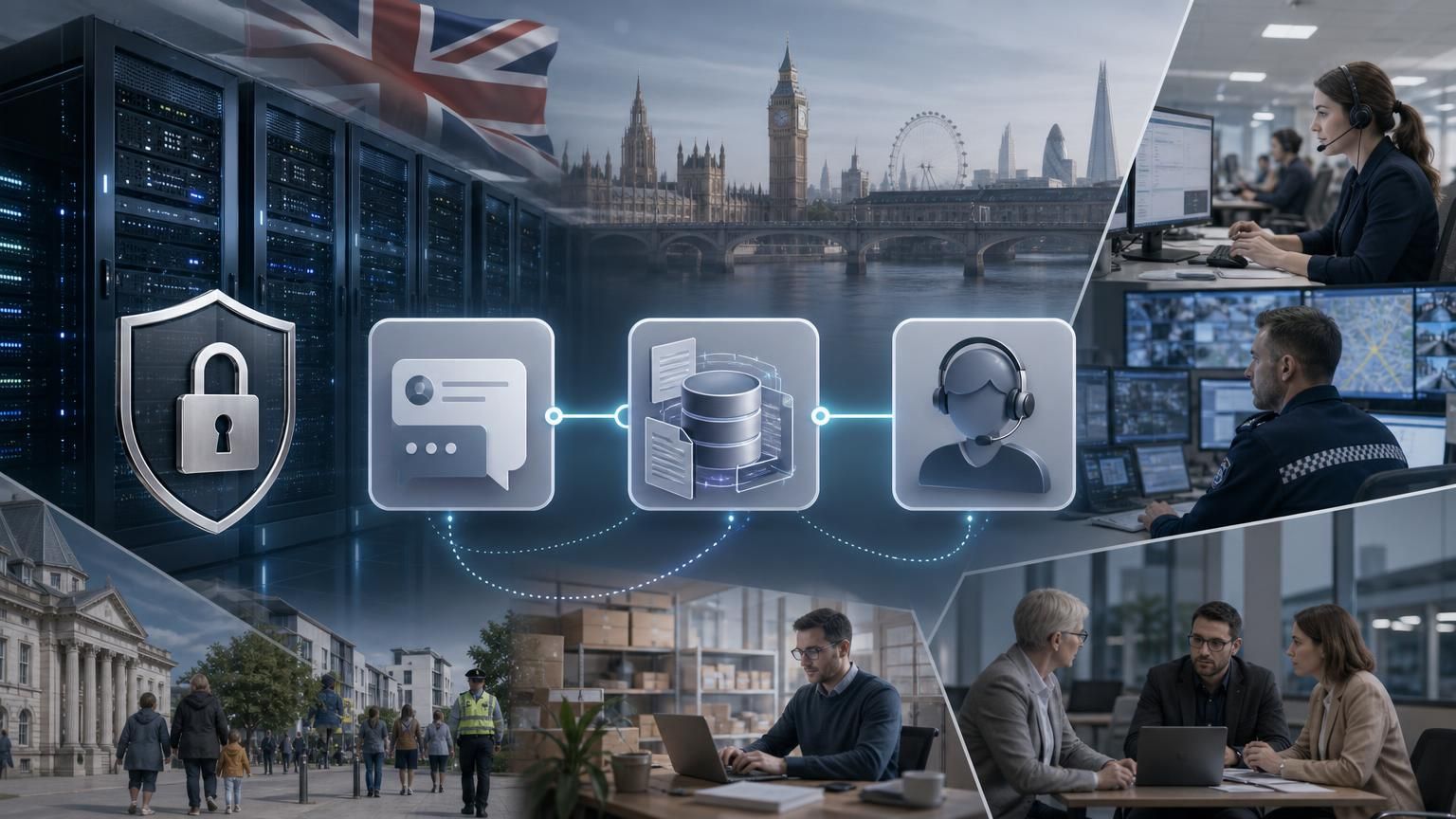 Using hybrid AI live chat to turn the chat widget into a case-orchestration engine for UK public and regulated services