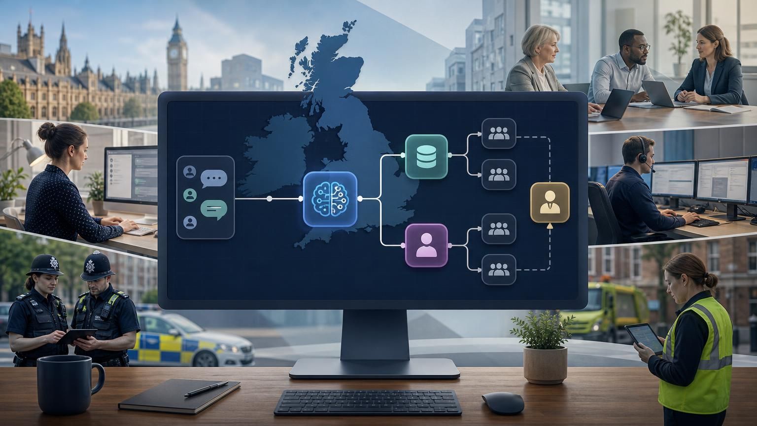 Building 24/7 support continuity for UK councils and regulated teams using hybrid AI live chat