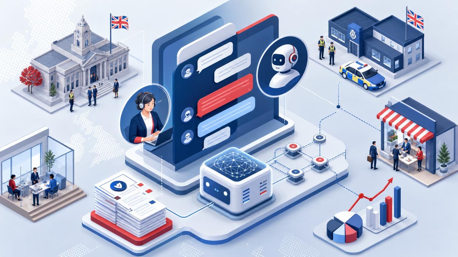Turning UK-hosted hybrid AI live chat into a measurable conversion engine for public and regulated organisations