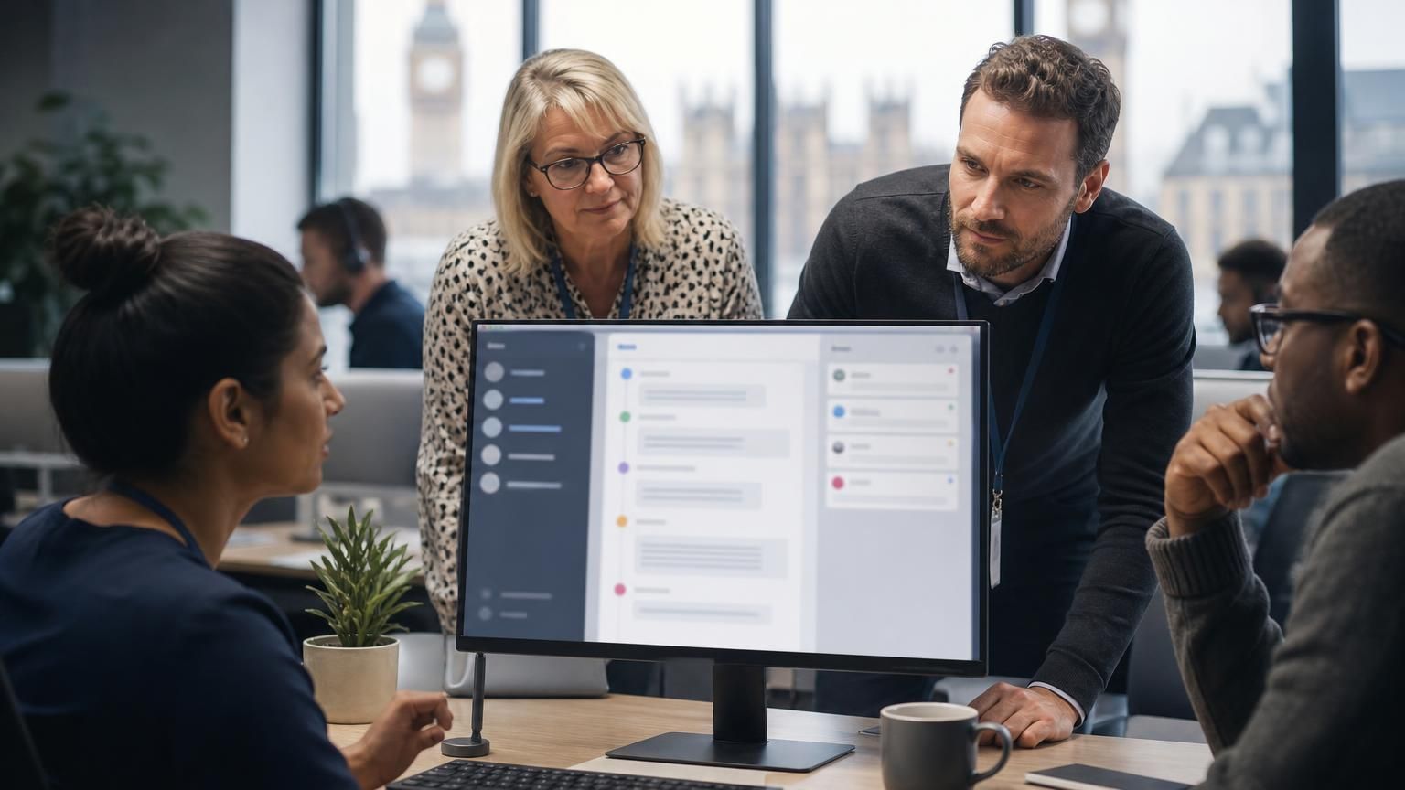 Cross-channel case continuity with UK-hosted hybrid AI live chat for regulated teams