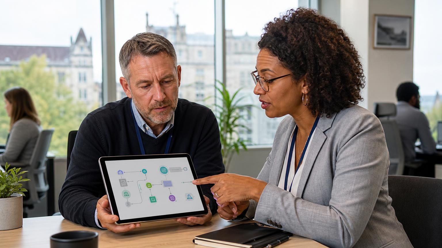 Using hybrid AI live chat to automate first‑line eligibility checks (benefits, housing, regulated services) with auditable RAG grounding and human oversight for UK public sector and regulated organisations.