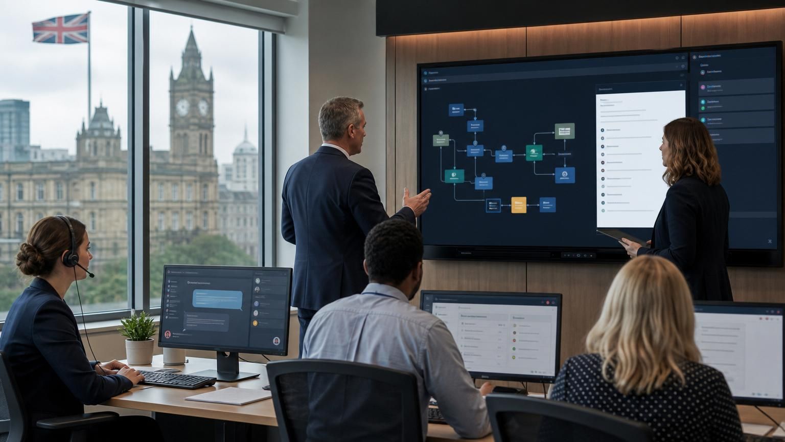 Using UK-hosted hybrid AI live chat as an FOI and records-triage tool to cut council response times and create auditable handoffs for regulated teams.