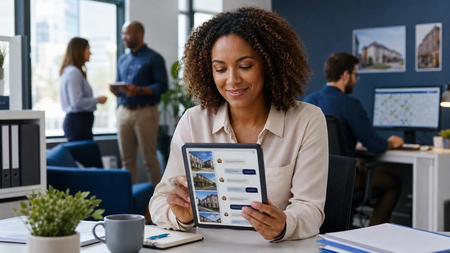 Hybrid AI live chat for housing associations and council facilities teams: UK-hosted tenant triage, repair routing and compliance