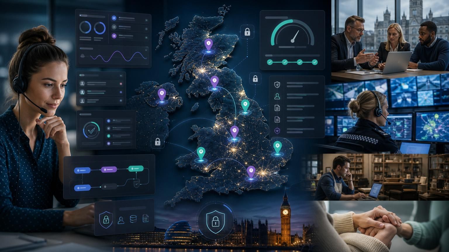 Using hybrid AI live chat as an SLA orchestration and evidence layer for UK public and regulated services