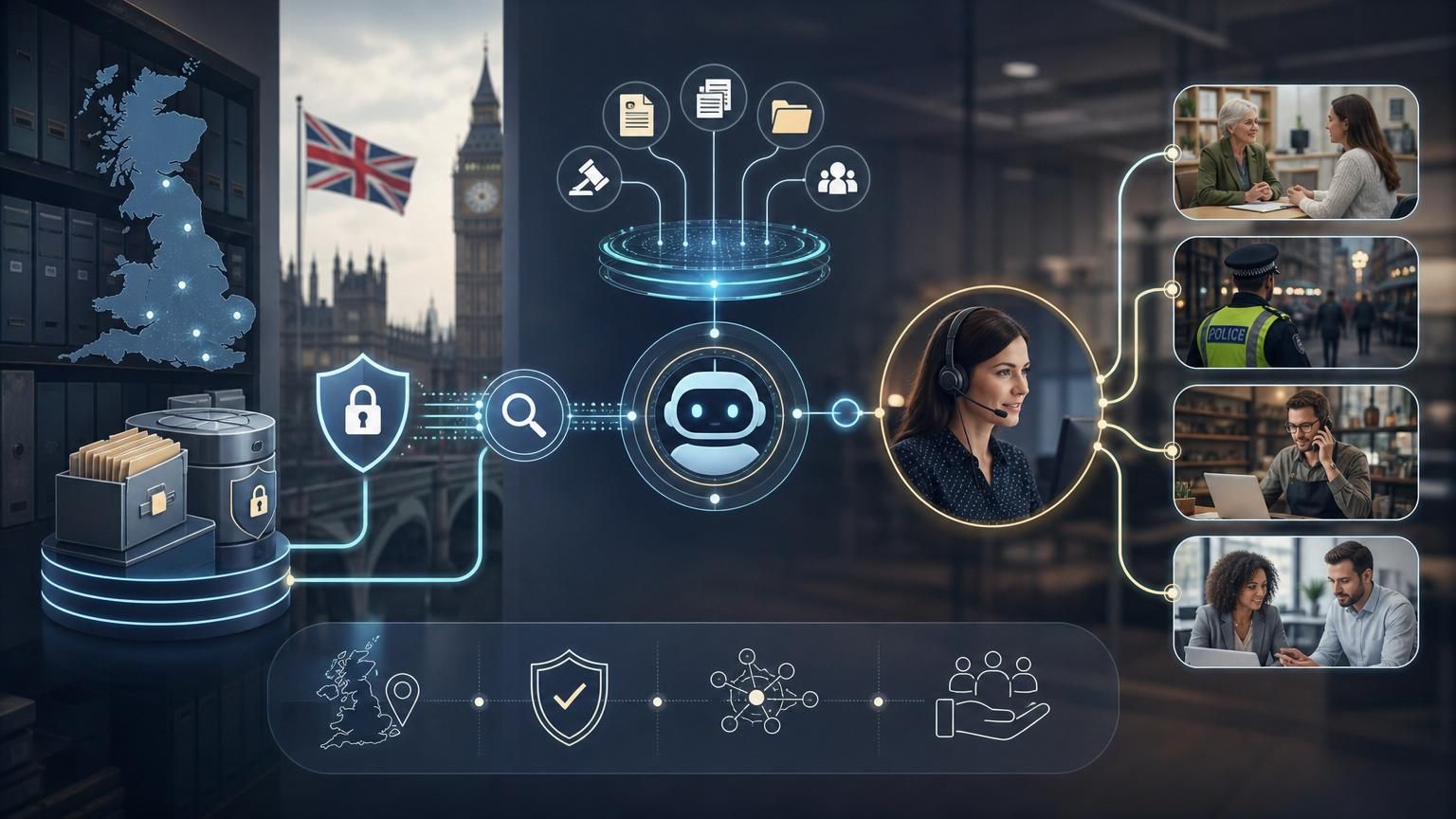 Turning live chat into a UK-hosted strategic support hub using RAG-powered hybrid AI and human workflows
