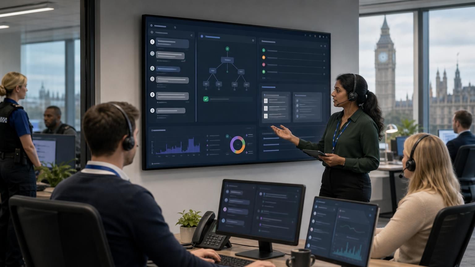 A UK-first playbook showing how hybrid AI live chat (RAG-backed + human handover) unlocks secure, auditable support for councils, police and regulated teams