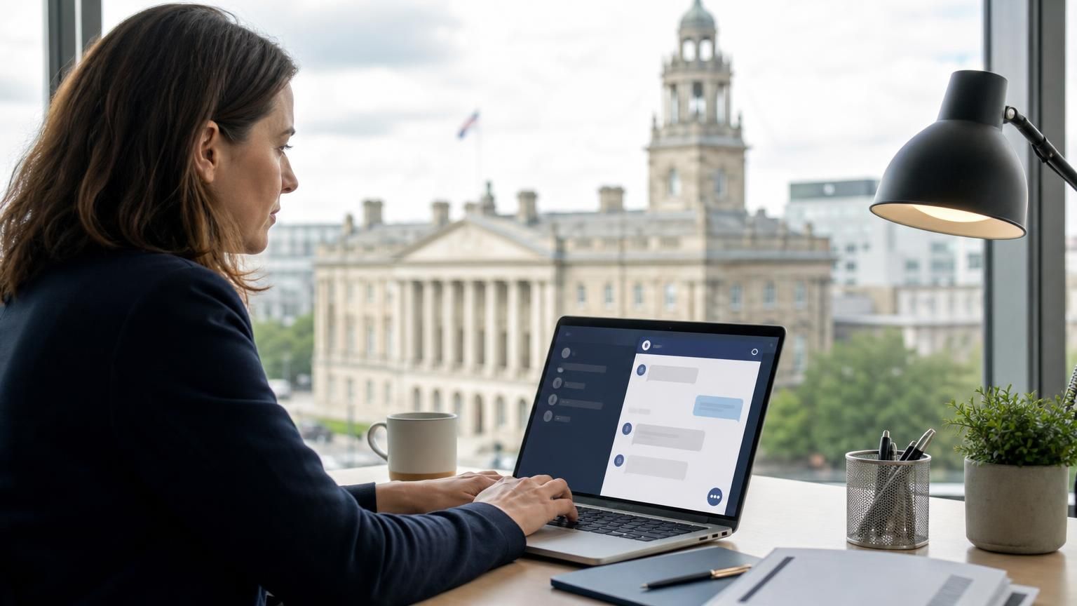 Designing hybrid AI chat widget UX for UK public and regulated services