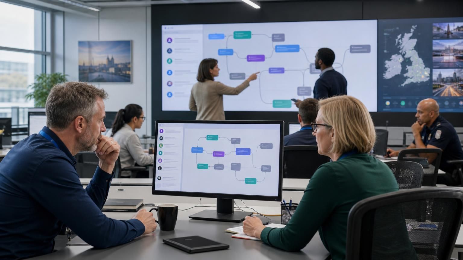 Using hybrid AI live chat as a real-time orchestration layer that converts conversations into governed back‑office tasks for UK public and regulated services