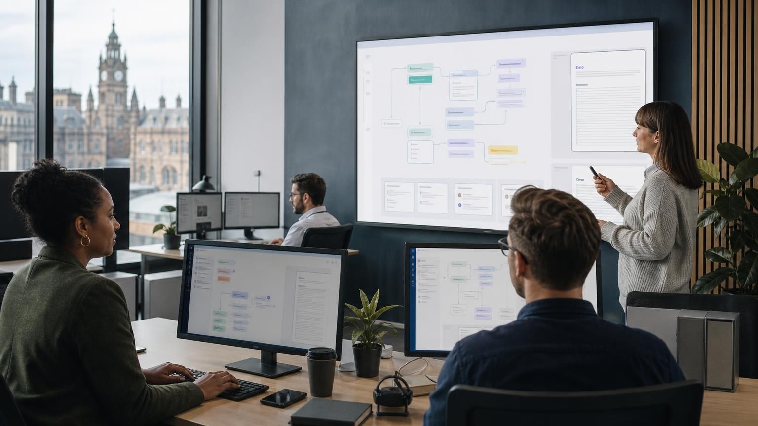 Using hybrid AI live chat to create centralised, auditable specialist knowledge pools for UK public and regulated teams