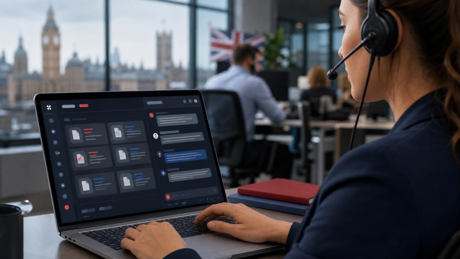 Using hybrid RAG-backed live chat to coordinate multi-agency UK public service workflows with auditable consent and UK-hosted data controls