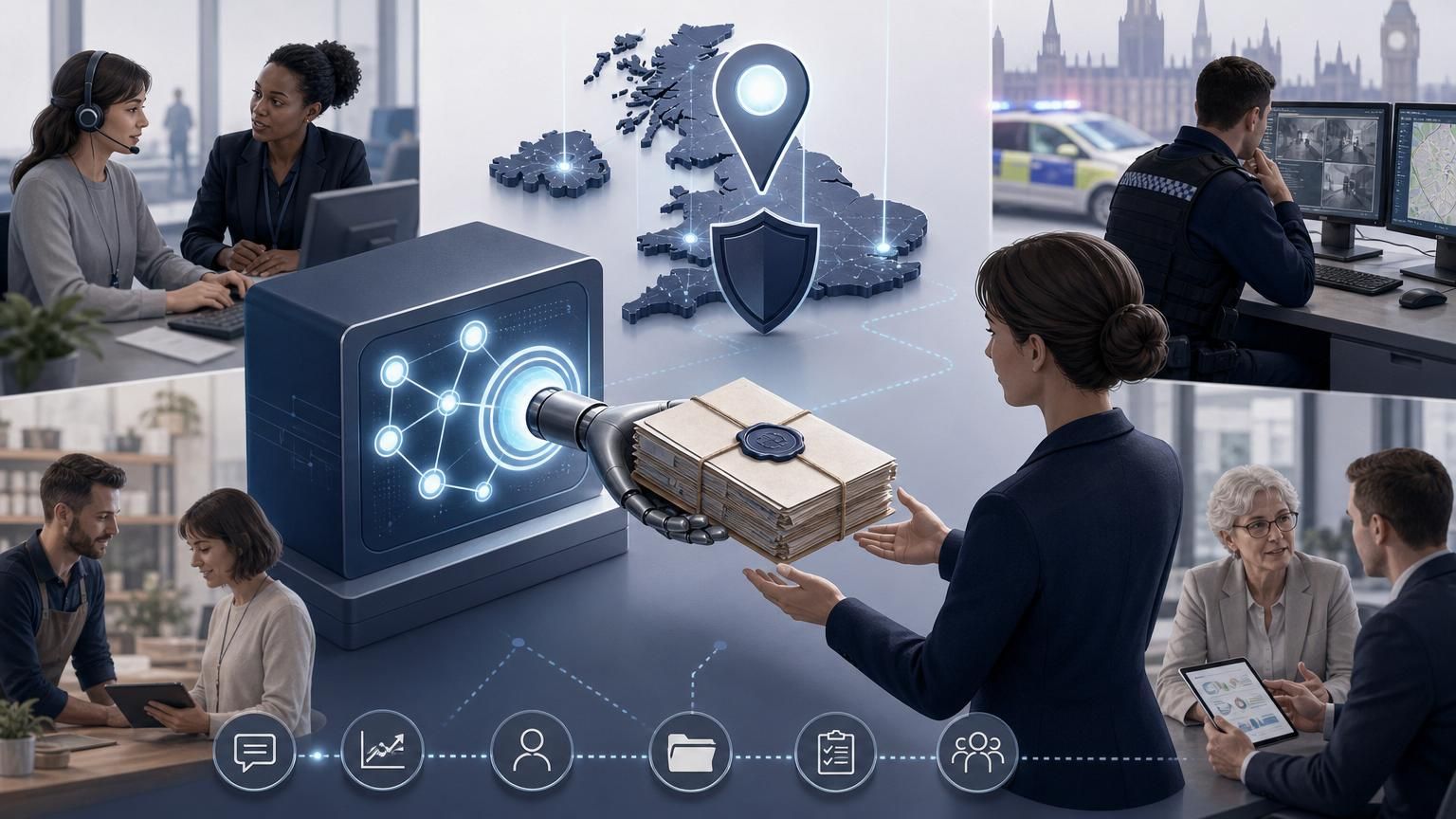 Predictive escalation: using hybrid AI live chat to forecast handoffs, pre-assemble case bundles and cut handover time for UK public and regulated services