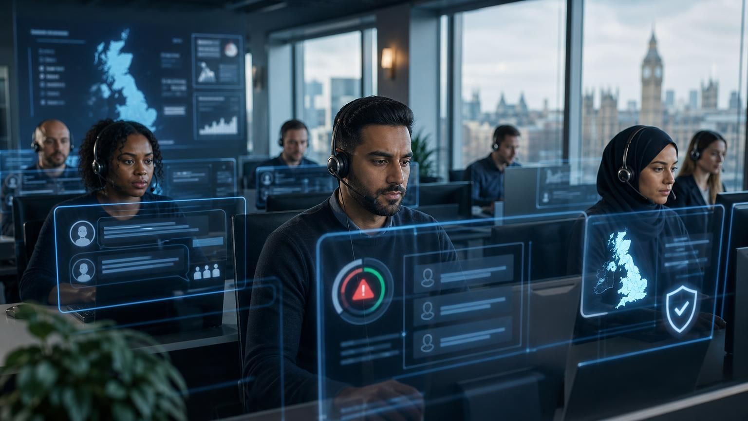 Predictive escalation: using hybrid AI to score chat risk and reserve UK agents for high‑priority public‑sector cases
