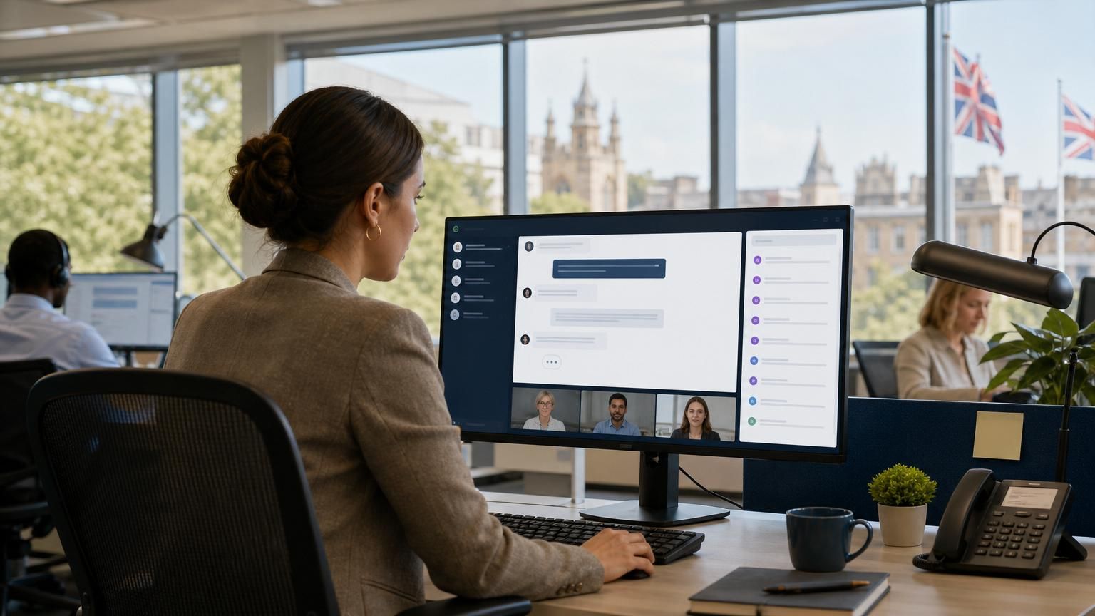Regulatory-aware hybrid AI live chat: auditable, UK-hosted RAG plus human handoffs for regulated teams