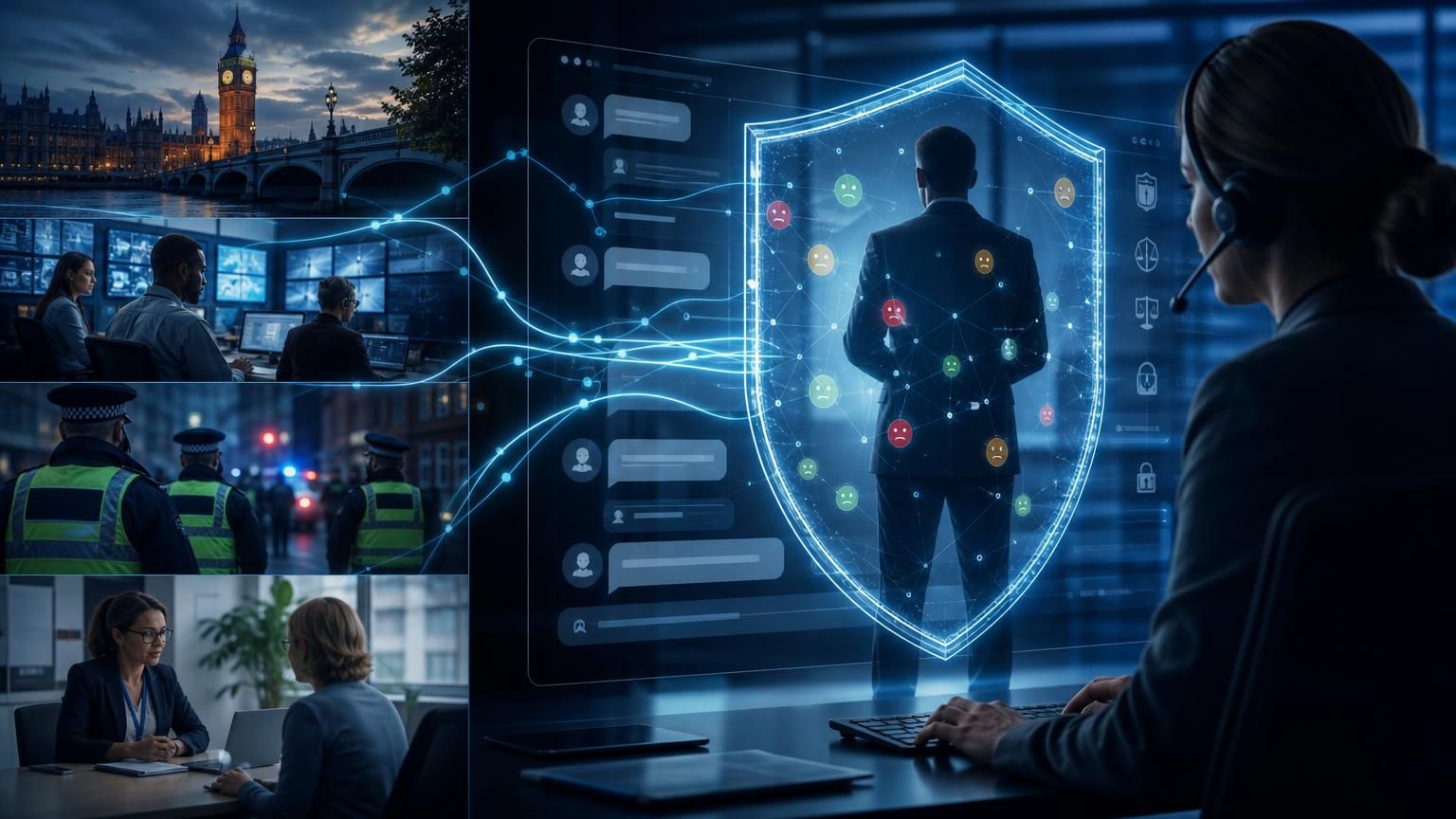 Using hybrid AI live chat as a real-time 'Sentiment Firewall' to detect reputational and regulatory risk, escalate appropriately, and keep auditable UK-hosted trails for councils, police and regulated teams.