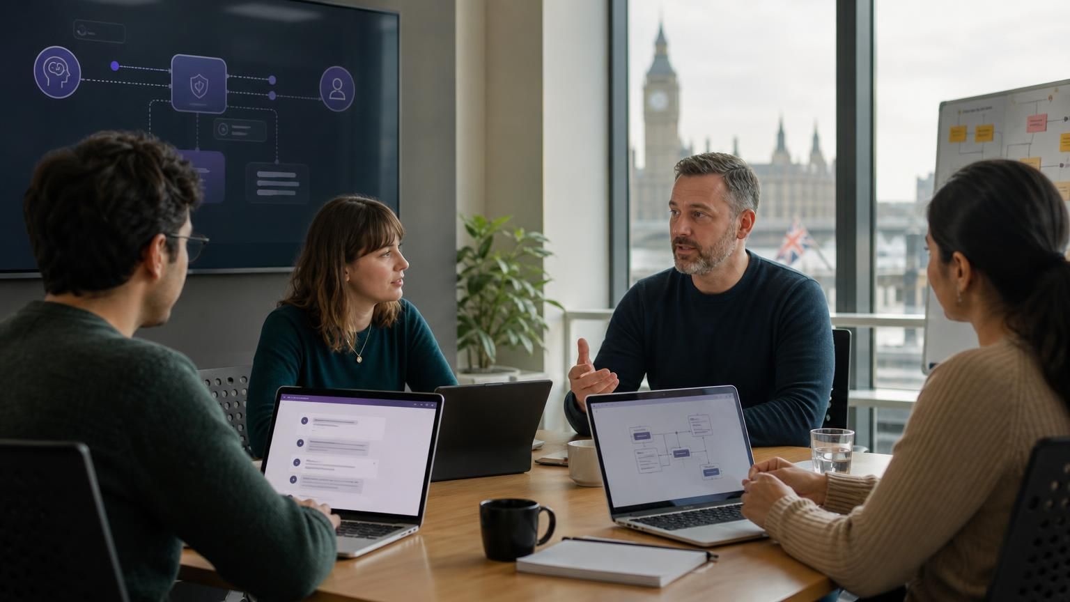 Designing data‑minimised, auditable AI→human handoffs for UK-hosted hybrid live chat