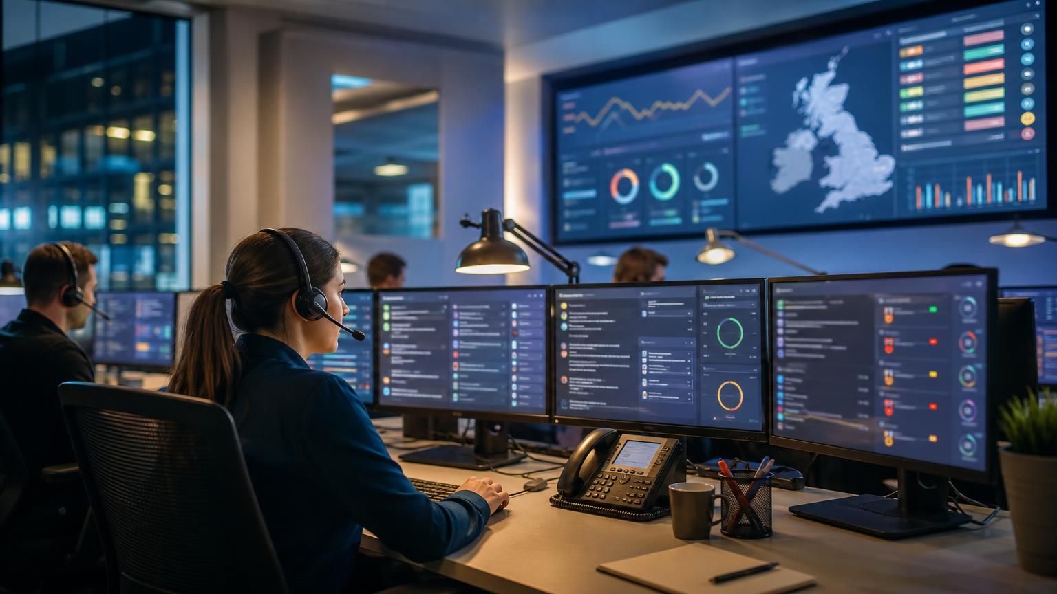 SLA-aware hybrid AI live chat for UK public and regulated services
