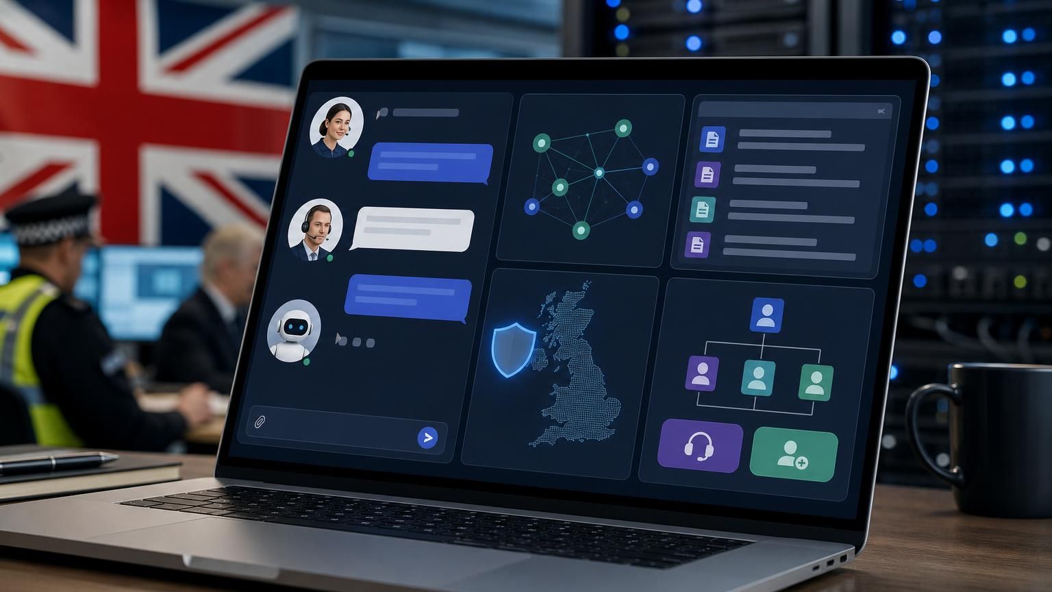 Using hybrid AI live chat as a support orchestration layer that enforces UK data sovereignty while automating cross‑department workflows for councils, police and regulated teams.