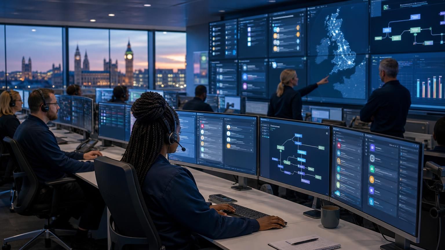Surge‑resilient hybrid AI live chat that preserves SLAs for UK councils, police and regulated teams during strikes, cyber incidents and demand spikes.