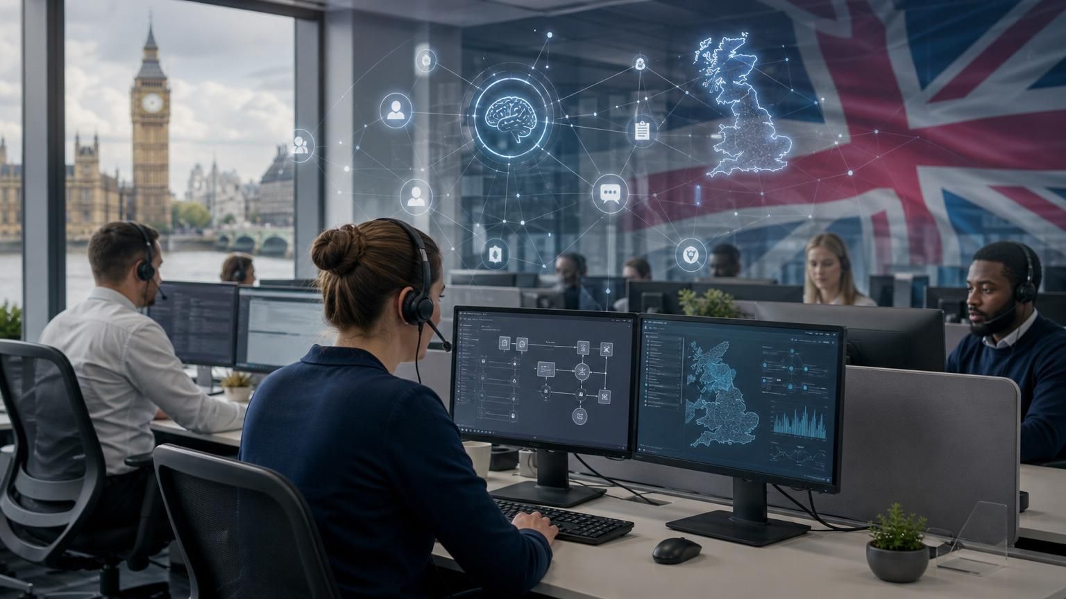 A trust-first, ROI-focused playbook for UK-hosted hybrid AI live chat using RAG and handoff workflows for public and regulated organisations.